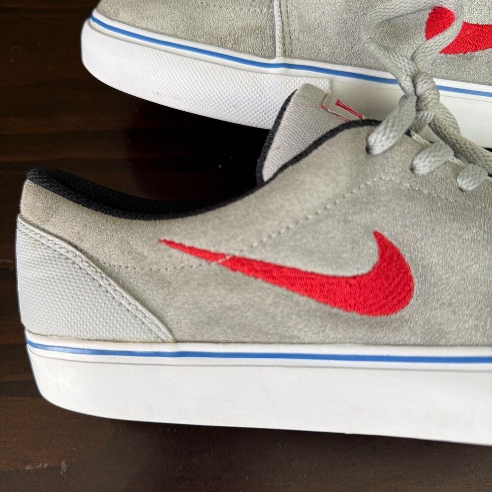 Nike Satire Armory Slate Suede SB Shoes Youth Boys Size 6 Gray Women 7.5 - Picture 9 of 12
